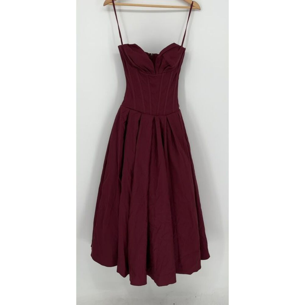 House of CB Lady Dress in Color Wine